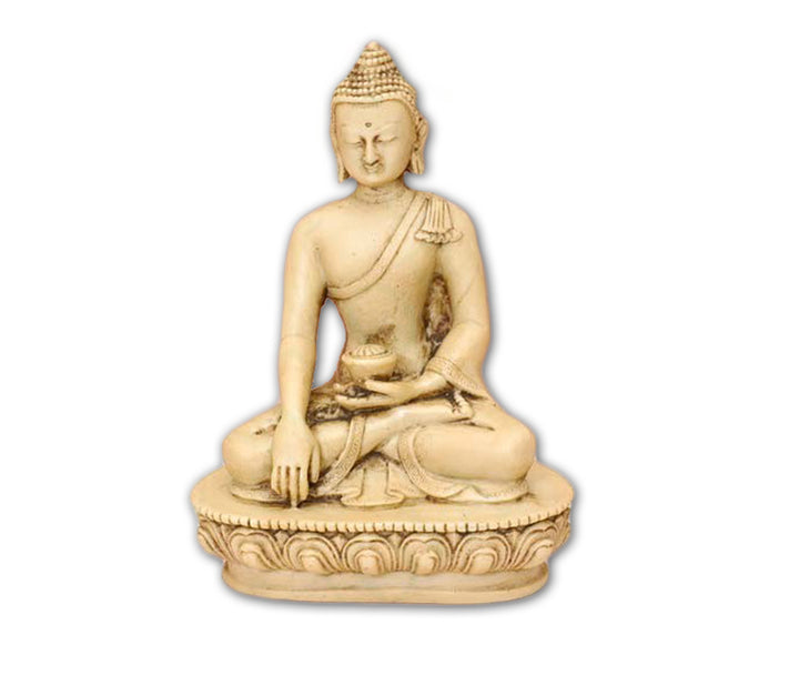 Antiqued Resin Buddha Statue