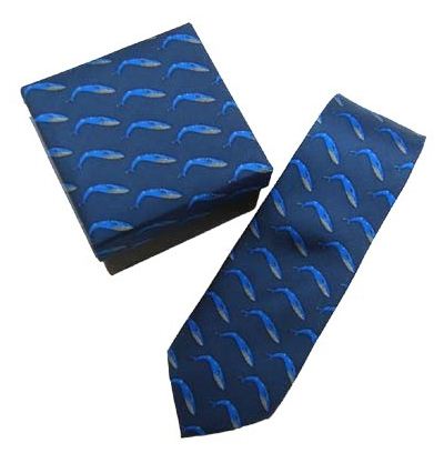 AMNH Whale Boxed Tie