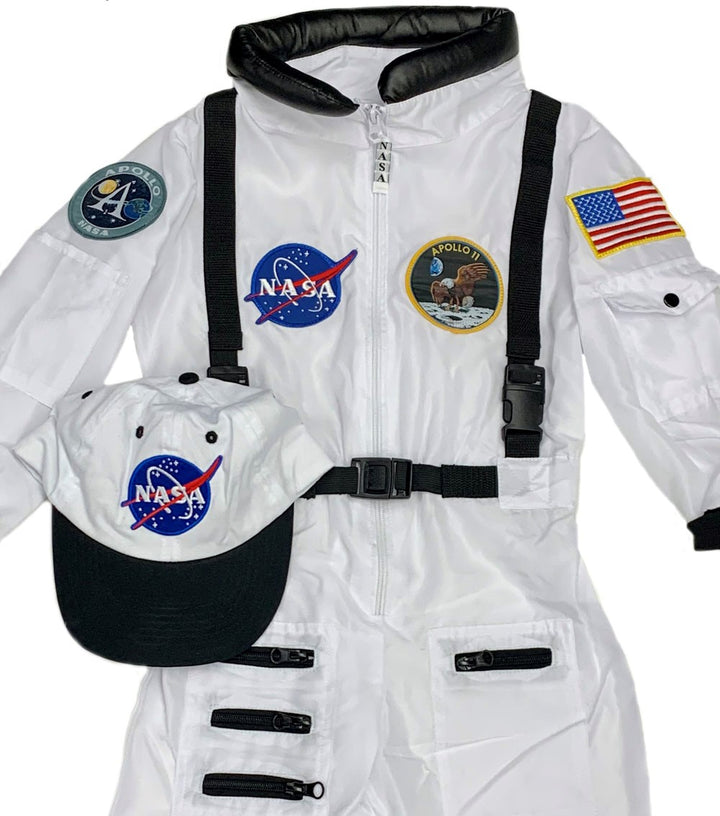 Youth NASA Apollo 11 Astronaut Suit and Cap Closeup