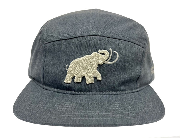 Adult Gray Woolly Elephant Flat Brim Cap