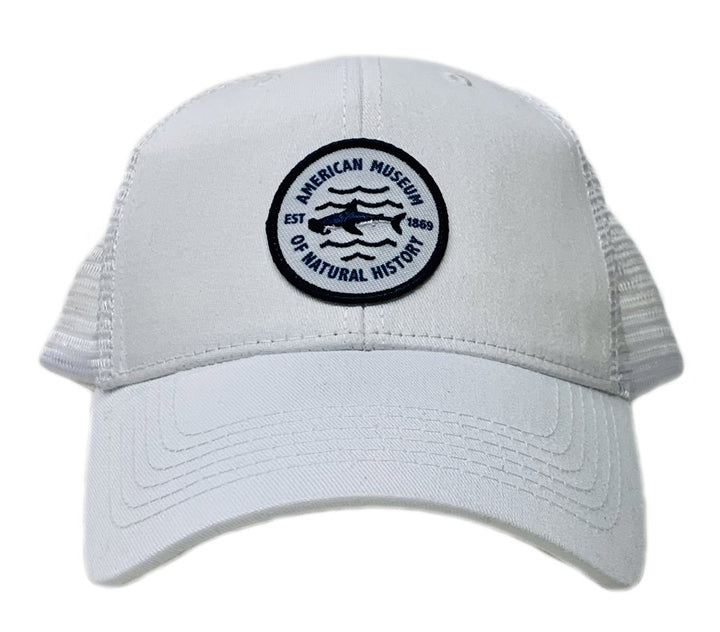AMNH White Oversized Hammerhead Shark Cap