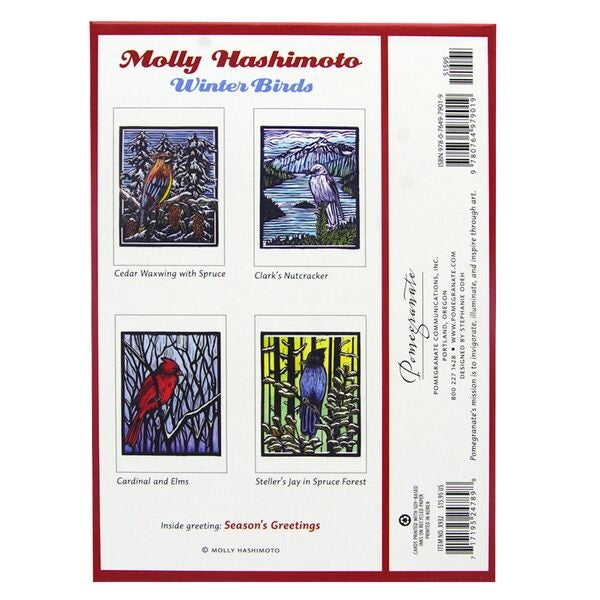 Molly Hashimoto: Winter Birds Holiday Card Assortment