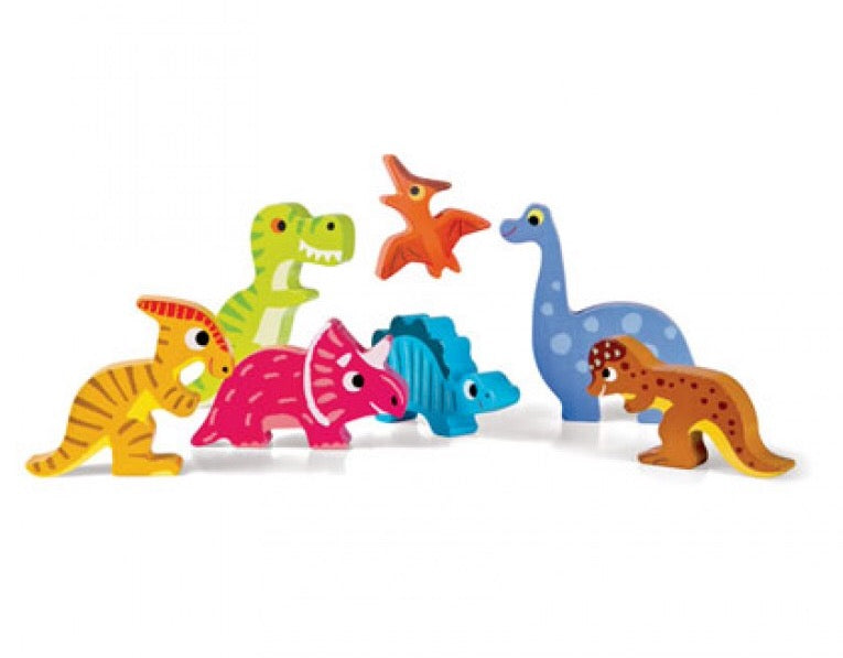Chunky Wood Dinosaurs Puzzle