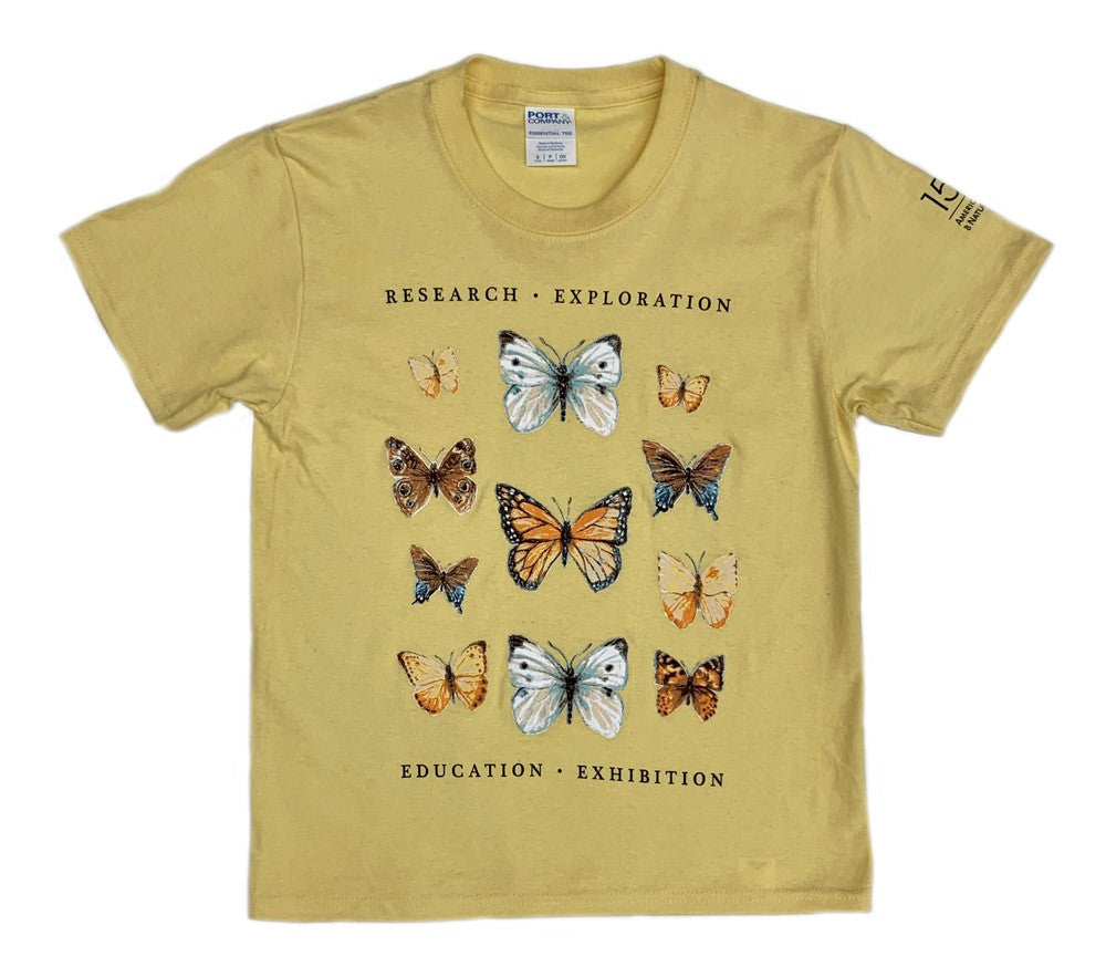 Youth Yellow Butterflies T-Shirt