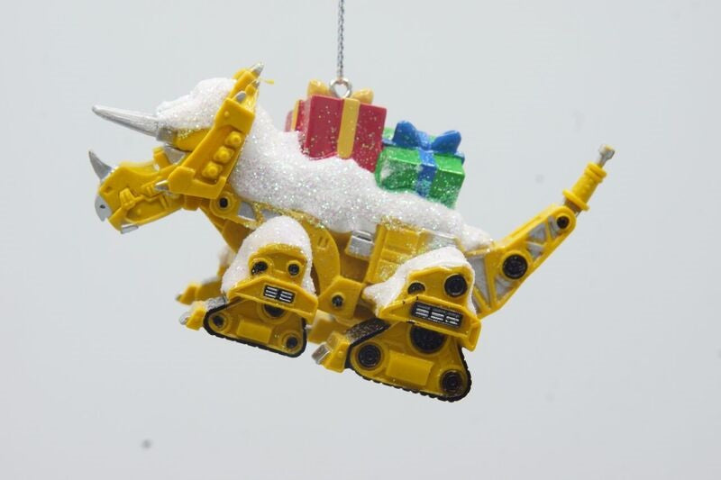 Dinotrux Character Snow-Covered Ornaments