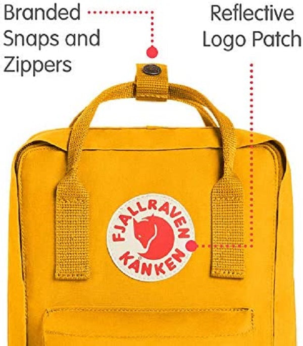 Yellow Kanken Mini Backpack