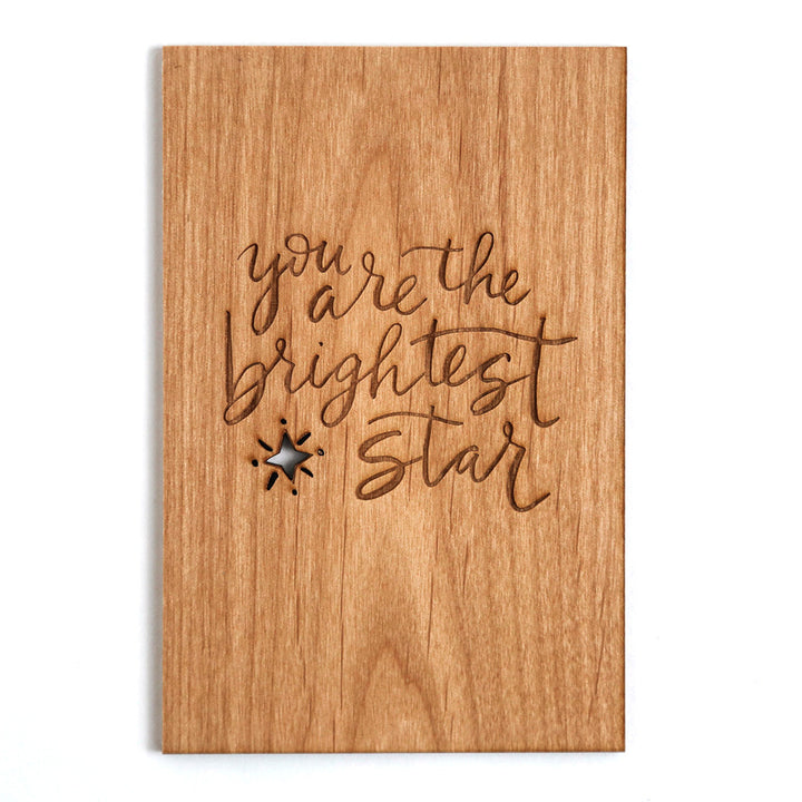 You Are the Brightest Star by Cardtorial