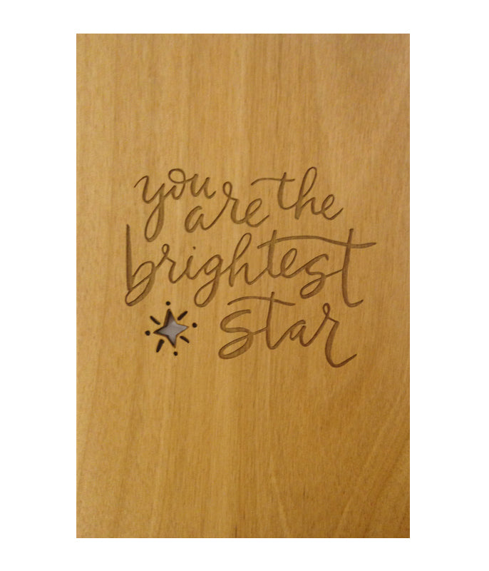 You Are the Brightest Star by Cardtorial