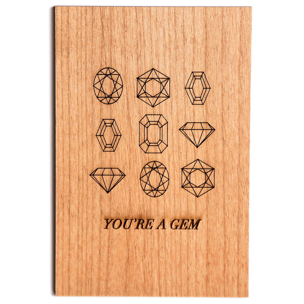 You're A Gem by Cardtorial