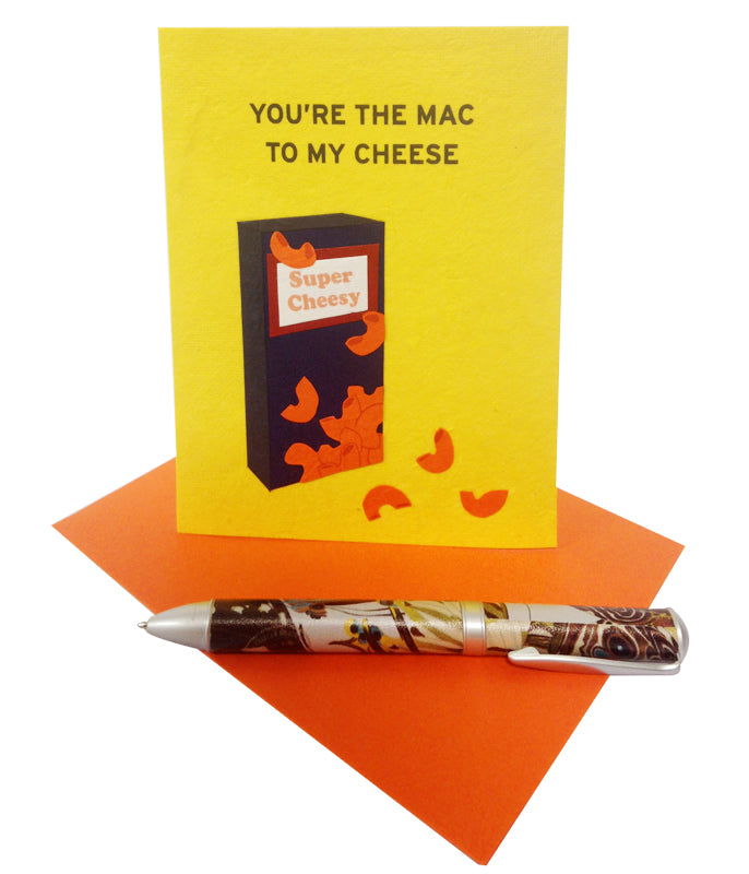 You're the Mac to My Cheese Greeting Card