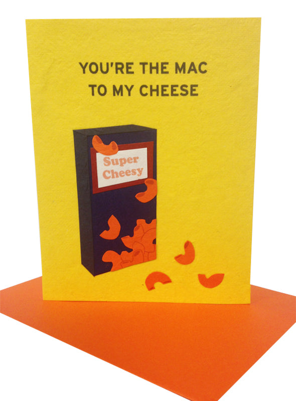 You're the Mac to My Cheese Greeting Card