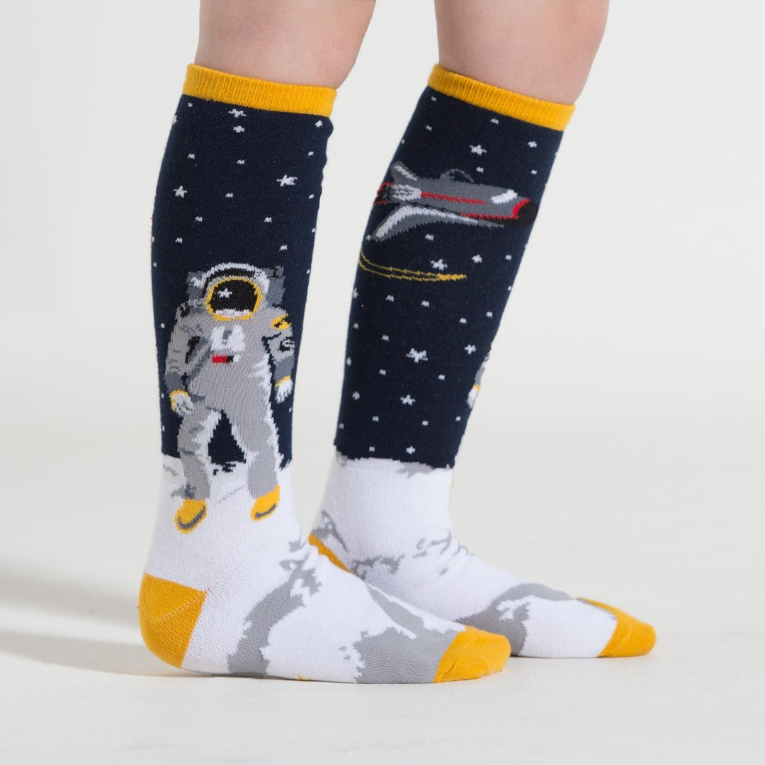 Youth Astronaut Knee High Socks