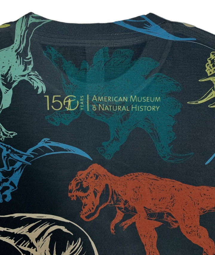 Youth Dino Sketch Patterns T-Shirt