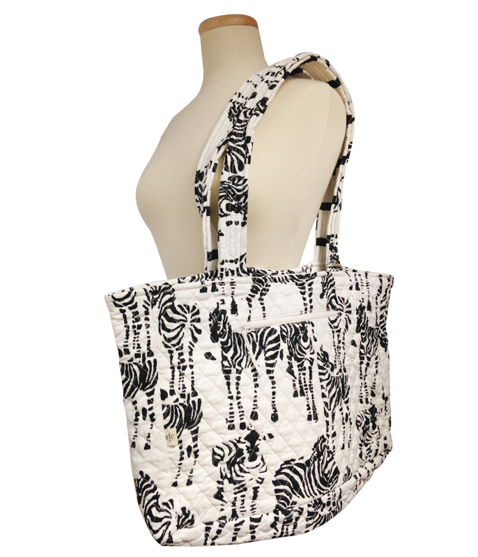 Zebra World Wild Life Tote Bag
