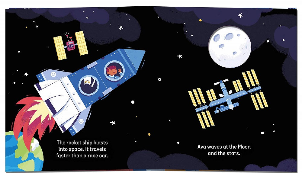 Zoom Space Adventure Board Book