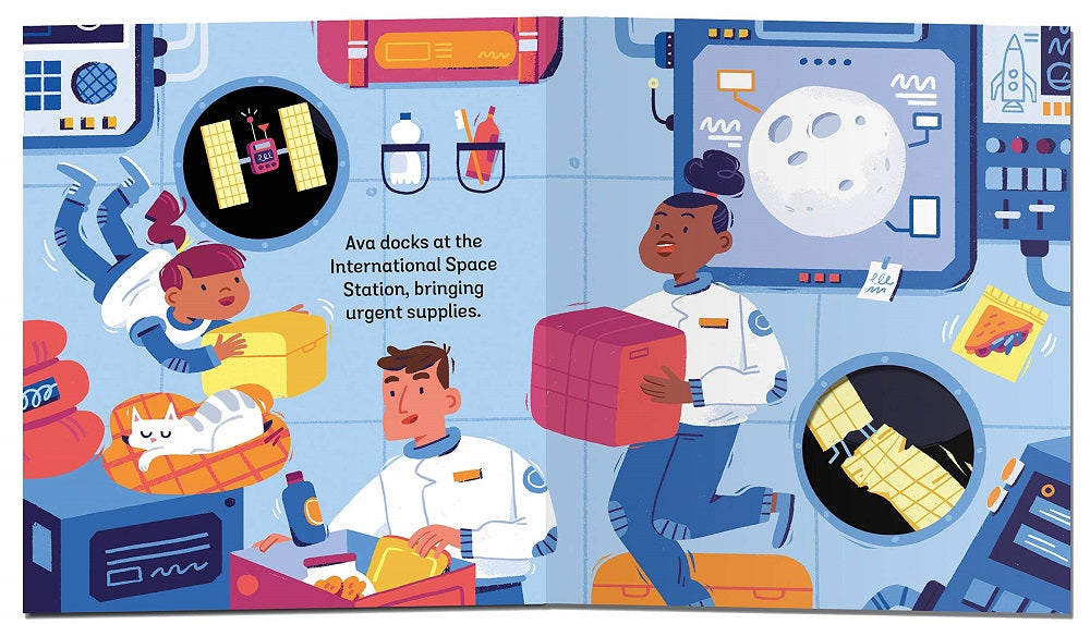 Zoom Space Adventure Board Book